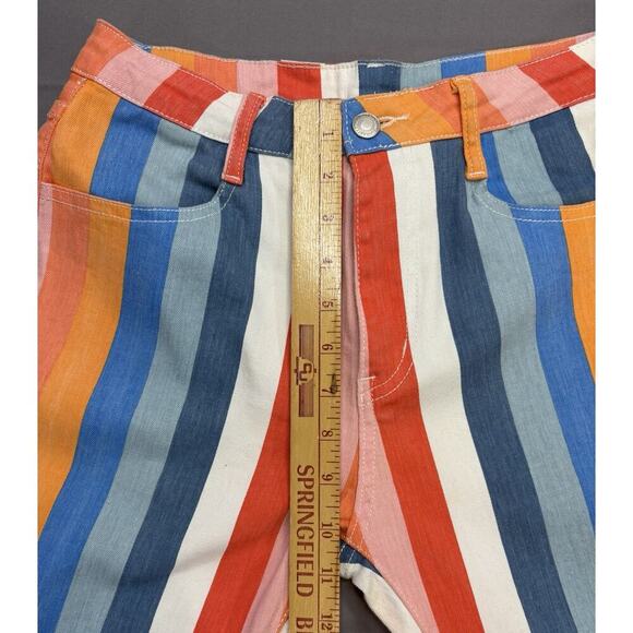 Saints & Hearts High Rise Extreme Flare Jenas Women’s Size M Multicolor Boho - Picture 6 of 8